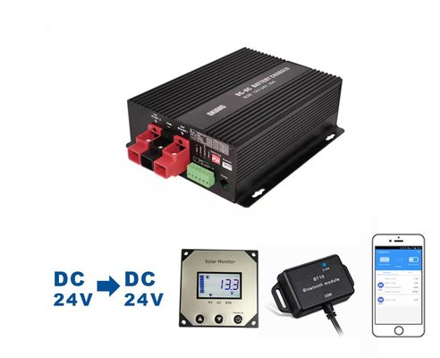 Kontroler ładowania akumulatora 24 V DC Wyświetlacz LCD MPPT do akumulatora pojazdu