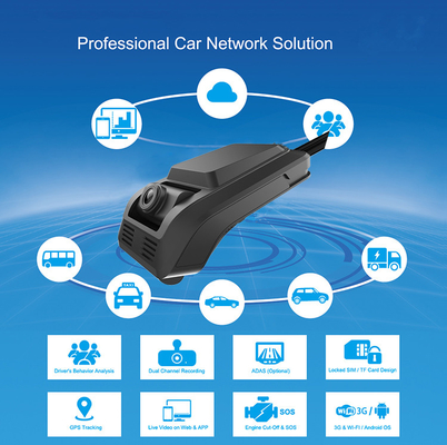 2,7-calowy ekran LCD 4G Dash Camera Obsługa do 128 GB karty pamięci Dashboard
