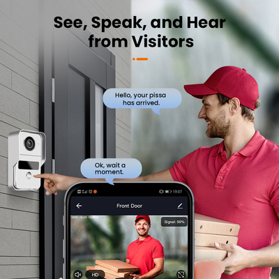 Bezprzewodowy WIFI wideodomofon IP domofon domofon 1080P kamera przewodowa Night Vision
