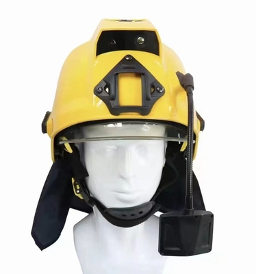 Kask strażacki ABS IR Kamera termowizyjna Alarm SOS z oprogramowaniem dowodzenia VMS