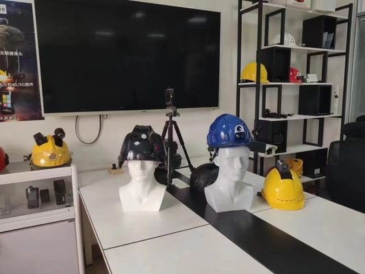 Kask strażacki ABS IR Kamera termowizyjna Alarm SOS z oprogramowaniem dowodzenia VMS