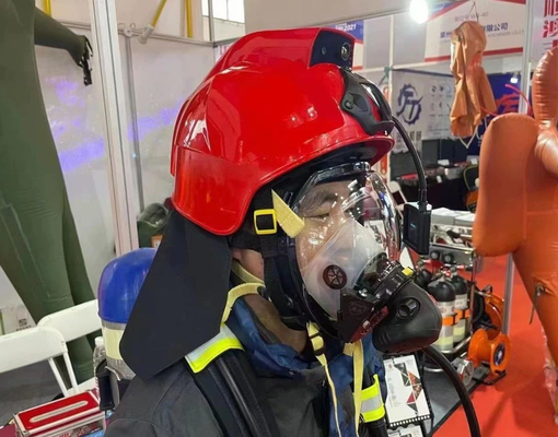 Kask strażacki ABS IR Kamera termowizyjna Alarm SOS z oprogramowaniem dowodzenia VMS