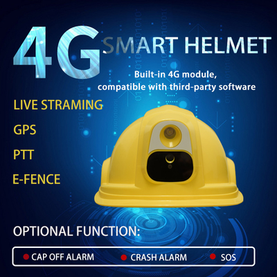 1080P Prosonal hełm ochronny z obsługą kamery 4G 3G WIFI GPS i Bluetooth Android