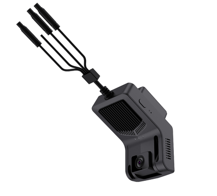 Zaawansowany system monitorowania wspomagania jazdy 4G Dashcam DVR 1080P z dwoma obiektywami