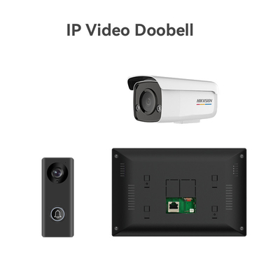 166° kąt widzenia Wszystkie czarne/srebrne WIFI Video dzwonek 8 miesiąc Stand by H.264 Format kodowany