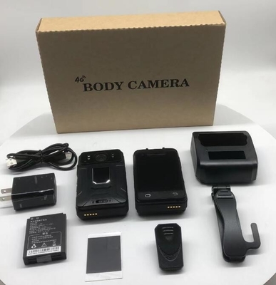 4G LTE Wi-Fi GPS 64 Bit Quad Core Camera Body Worn Z tylnym światłem Alarm Light I 64G karty pamięci