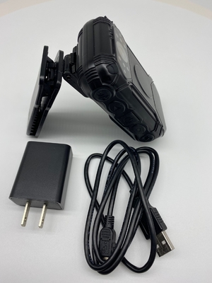 64G IP66 Kamery ciała policji z 1,5W LED i kątem 120 stopni