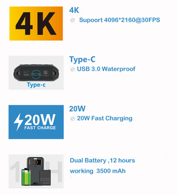Kamera 5G z systemem Android 10 i światłem reflektorowym LED o mocy 1,5 W