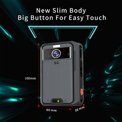 3.1 cali LCD 5G Camera Body Worn z 3500mAh Dual Battery EIS 4G 64GB RAM ROM