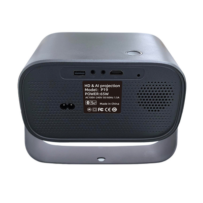 Mini przenośny projektor z WiFi6 2.4G/5G 802.11a/b/g/n/ac/ax GPU ARM Mali-450 MP2 GPU 720P LCD Projection Technology