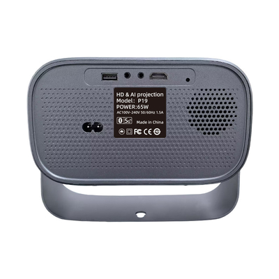 Mini przenośny projektor z WiFi6 2.4G/5G 802.11a/b/g/n/ac/ax GPU ARM Mali-450 MP2 GPU 720P LCD Projection Technology