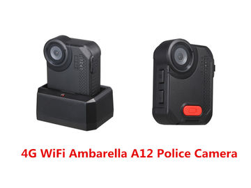Trwałe kamery noszone przez policję Kąt widzenia 160 ° Ambarella A12 LA55 Chipset