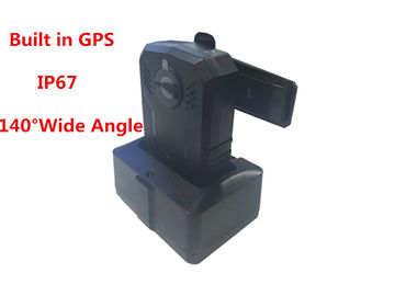 Wytrzymały rejestrator kamery policyjnej Ambarella A7 2900 MAH Obsługiwany litowy GPS