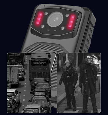 5.8GHz Wi-Fi Kamery na ciało policji Max 256G Przechowywanie i Linux4.9 Chipset dla wydajności