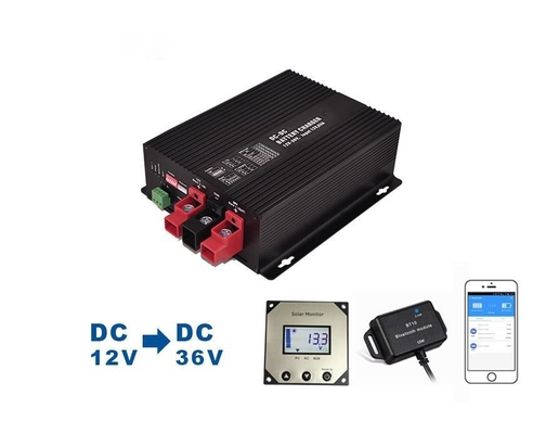 48V Bateria na pokładzie napięcie DC12V do 48V Ładowarka baterii z prądem samodzielnym 35 MA Maksymalny prąd wyjściowy 15.4A