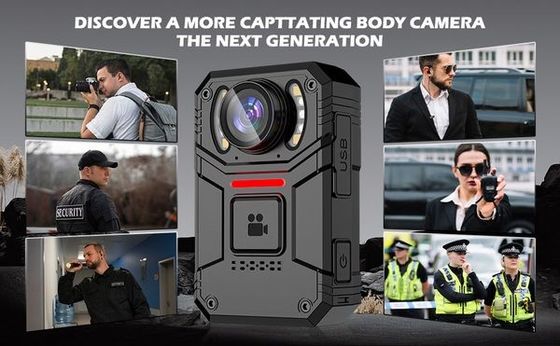 Wysokiej rozdzielczości 4K Full HD Przenośne kamery Bodycam Mini z 2-calowym wyświetlaczem i 2500 mAh baterii