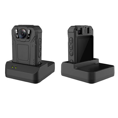 SOS LED Czerwona i Niebieska LED 4 Białe LED Przenośna Kamera Noszona na Ciele, 4G 2K 2,4 cala Android 12 Bodycam