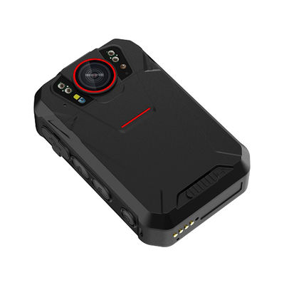 Rejestrator policyjny 4G WiFi, 2,4-calowy ekran dotykowy, system Android 8.1, bateria 2500 mAh, SOS, czerwona i niebieska dioda LED