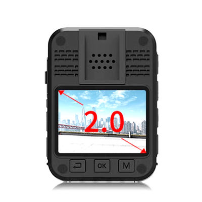 2-calowa osobista mini kamera noszona na ciele z GPS i podwójnym obiektywem