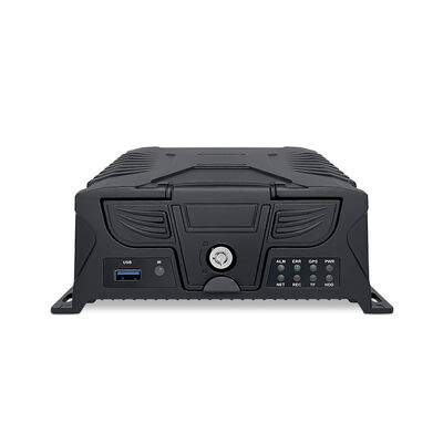 System monitoringu mobilnego 4G DVR z obsługą dysków HDD, SSD i kart TF, wyposażony w złącze lotnicze i funkcję zarządzania zużyciem