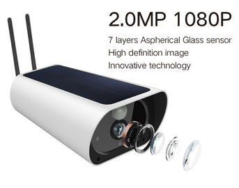 Kamery nadzoru słonecznego HD 3/4G 850 nm Obsługa promieni IR 64 GB TF Card
