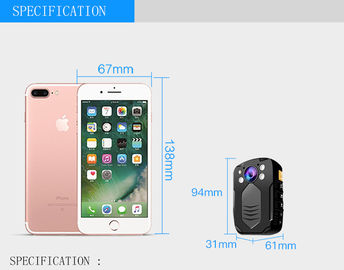 Zużyta kamera IP65 z wyjściem wideo HDMI i AV Jack / ukryta kamera policyjna z białym światłem LED