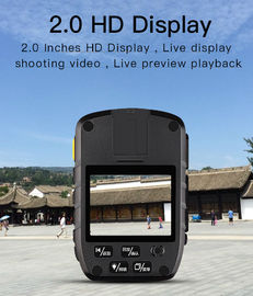 140 stopni WIFI Body Zużyty aparat / Nagrywanie wideo Security Pocket Police Camera Body Camera 4K 2K 1080P