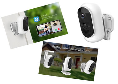 Zasilana bateryjnie kamera bezpieczeństwa Wi-Fi / Zewnętrzna bezprzewodowa kamera IP 1080P Full HD