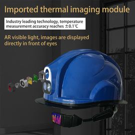 Rozpoznawanie twarzy AI Thermal Imaging Hełm Weryfikacja tożsamości kamery