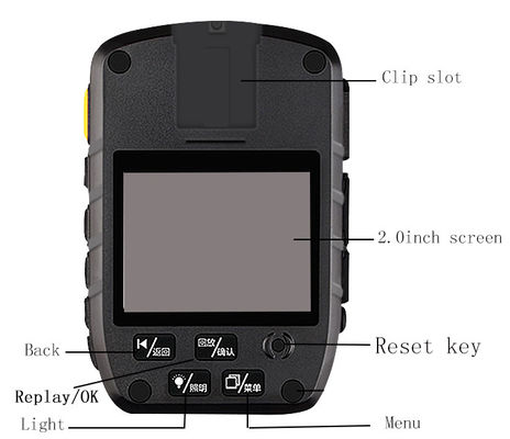 Zużyta kamera policyjna Mini 4K Bezprzewodowa kamera wideo 1080P Czujnik CMOS 5,0 MP