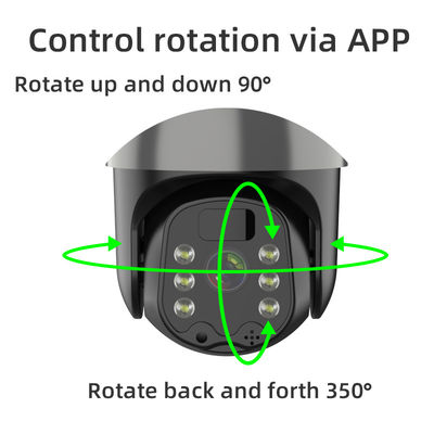 Zewnętrzny domofon 4W 18650 Bateria PTZ Kamera WIFI 2MP