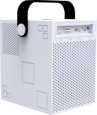 Mali400 MP2 50000H LED Mini przenośny projektor Bluetooth 4.0 FCC