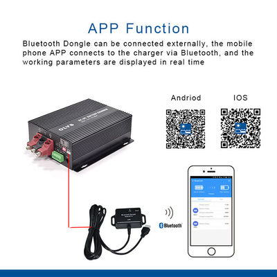 12V 60A DC-DC Ładowarka Kontroler Bluetooth Android IOS dla RV