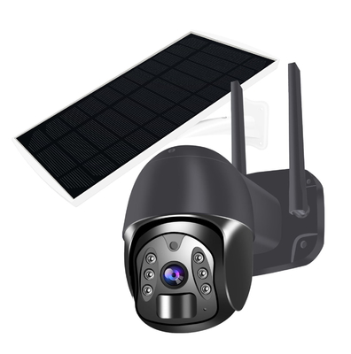 4G 1080P 170mA PTZ CCTV Camera Tuya App Solar Rechargeable Battery IP66