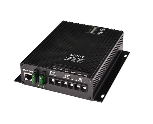 12V 24V 30A Podwójny akumulator MPPT Regulator ładowania słonecznego do przyczepy kempingowej łodzi kempingowej