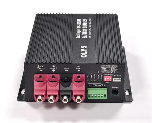 Inteligentne podwójne wejście DC Solar Automatyczna ładowarka 12V MPPT Solar Charge Controller