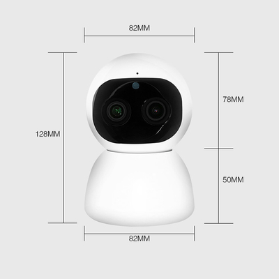 1080P WIFI Domowa kamera CCTV z dwoma obiektywami Night Vision Rozpoznawanie twarzy