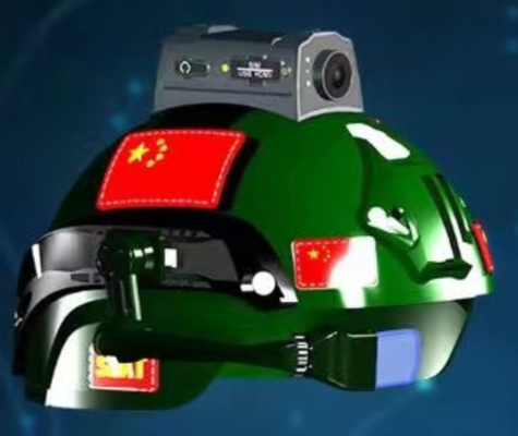 4G GPS WIFI Wojskowa kamera na kask Transmisja na żywo Split AR Holooraphic