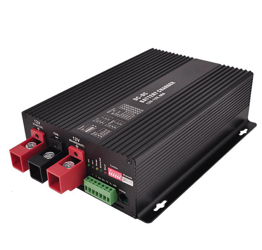 DC-DC Booster 12V 90A Dwu-Way ładowarka akumulatora Kontroler dla RV pojazdu jachtu