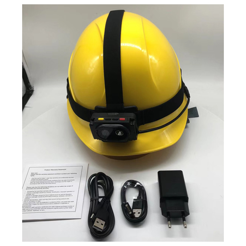 4G Live Video Smart Security Helmet Camera wodoodporny IP67 BT4.2 256kbps-8Mbps nagrywanie wideo