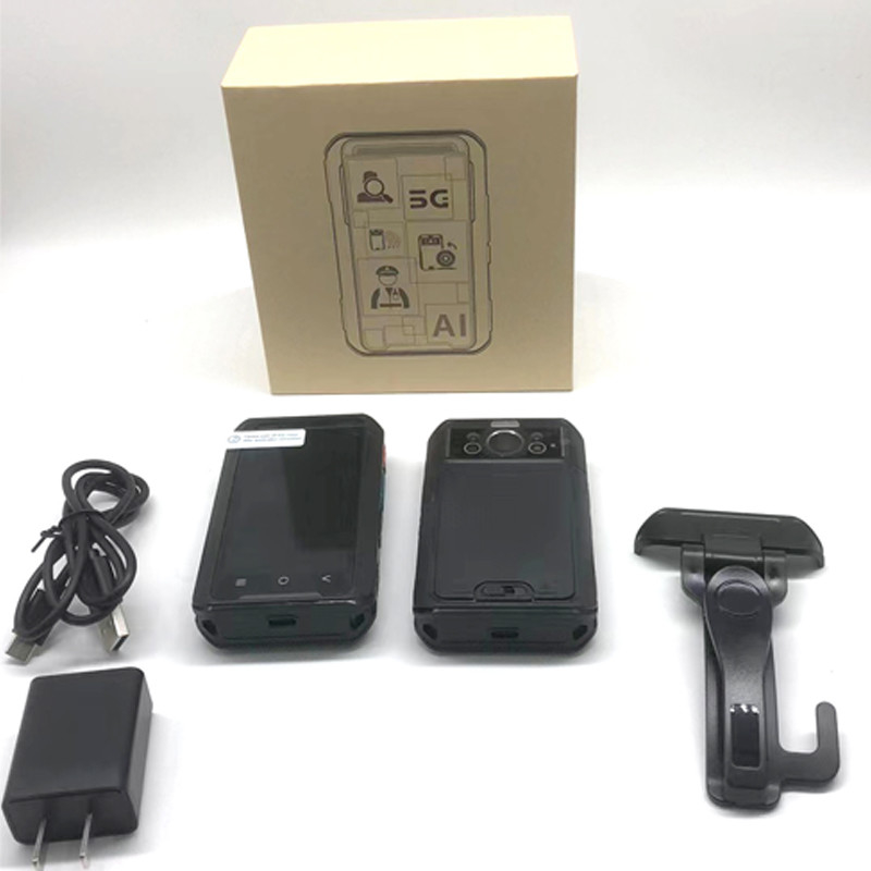 IP67 Wi-Fi połączona z kamerą noszoną przez ciało policji z 32 GB pamięci masowej i CMSV6 Platform Software Waterproof Rating