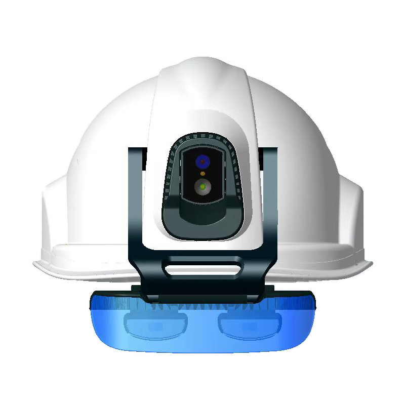 Zwiększona rzeczywistość AR Helmet AI PS Live Video Geo-Fencing EIS Wireless Transmission Site