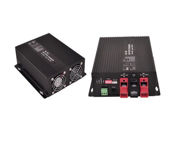48V Bateria na pokładzie napięcie DC12V do 48V Ładowarka baterii z prądem samodzielnym 35 MA Maksymalny prąd wyjściowy 15.4A