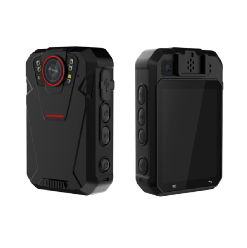 4G Wi-Fi Bodycam Law Enforcement Recorder 2.4inch Touch LCD Display Bateria 2500 Mah Z SOS LED Czerwony I Niebieski LED