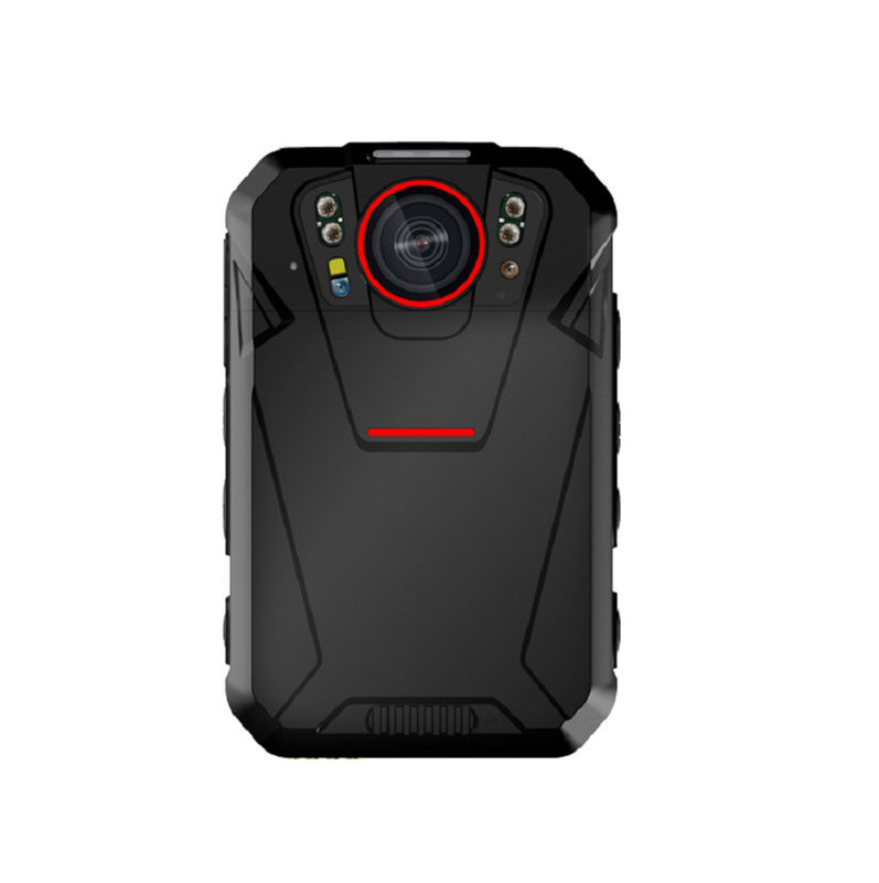 Rejestrator policyjny 4G WiFi, 2,4-calowy ekran dotykowy, system Android 8.1, bateria 2500 mAh, SOS, czerwona i niebieska dioda LED