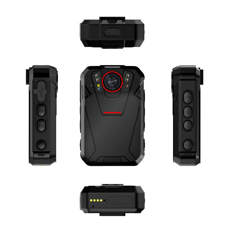 Kamera noszona na ciele z 4G wifi, dwoma kamerami, 2,4-calowym ekranem dotykowym