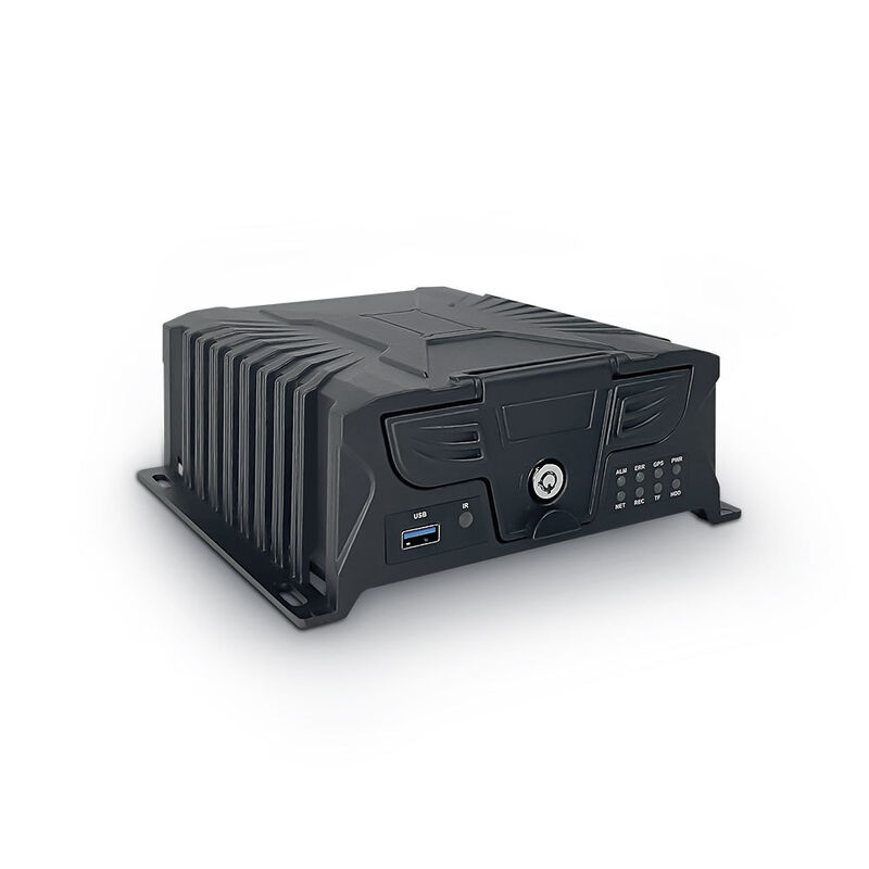 System monitoringu mobilnego 4G DVR z obsługą dysków HDD, SSD i kart TF, wyposażony w złącze lotnicze i funkcję zarządzania zużyciem