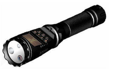 H.264 Police Security Latarka DVR Wielofunkcyjna bateria 8000 mAh Zatwierdzona przez CE